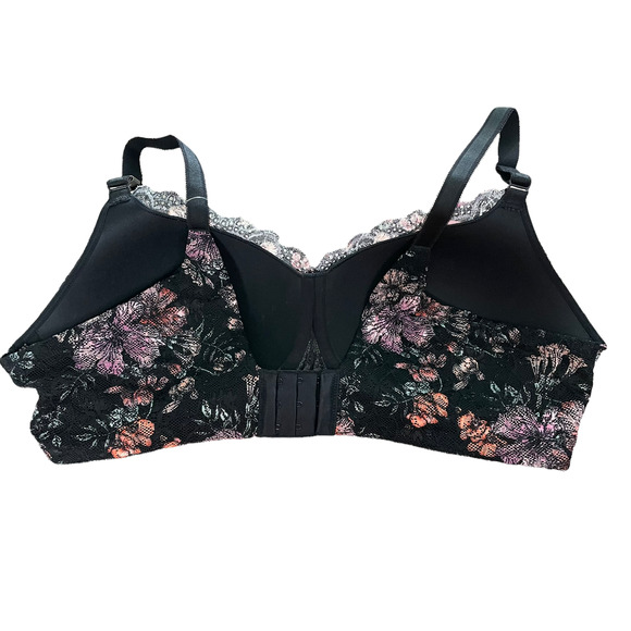Torrid NWT Lightly Lined Everyday Wire-Free Bra Floral 360° Back Smoothing 42D - Picture 7 of 11